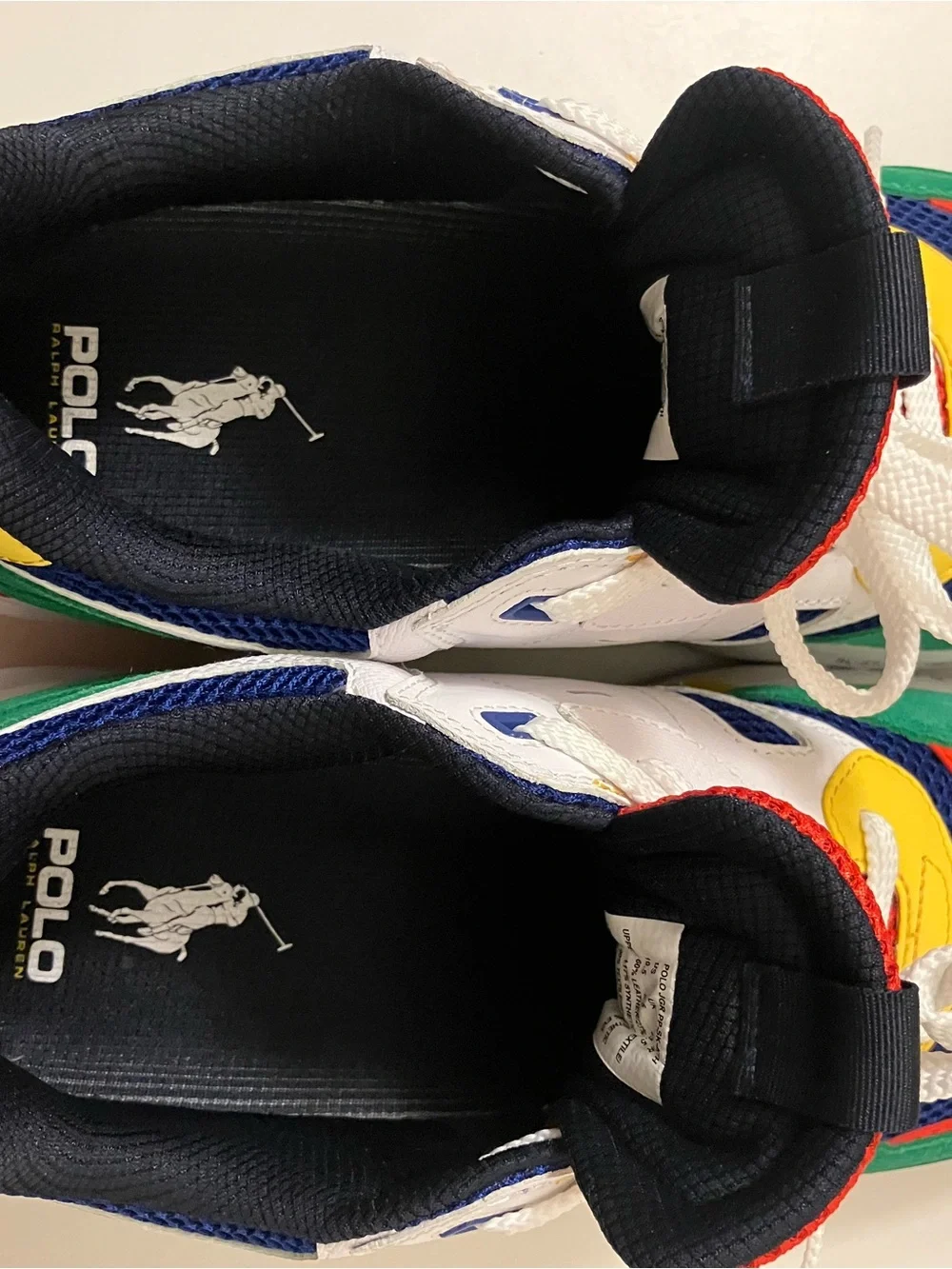 Polo by Ralph Lauren trackster 275 multicolor sneakers men’s size 10.5 worn 2x